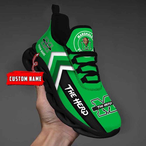 Ncaa Marshall Thundering Herd Custom Name Max Soul Shoes Chunky Sneakers For Men Women