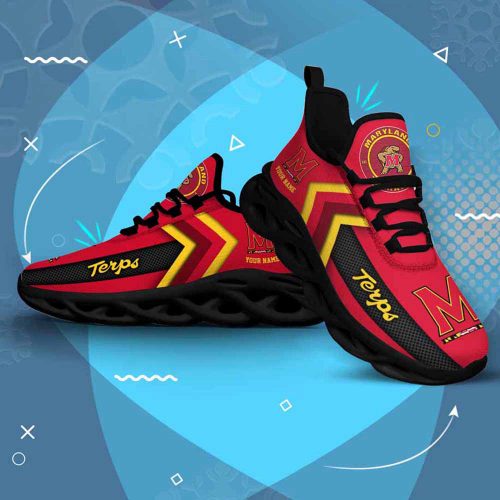 Ncaa Maryland Terrapins Custom Name Max Soul Shoes Chunky Sneakers For Men Women