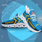 Nfl Los Angeles Chargers Custom Name Max Soul Shoes Chunky Sneakers For Men Women