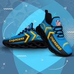 Nfl Los Angeles Chargers Custom Name Max Soul Shoes Chunky Sneakers For Men Women