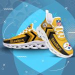 Nfl Pittsburgh Steelers Custom Name Max Soul Shoes Chunky Sneakers For Men Women