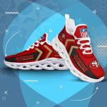 Nfl San Francisco 49ers Custom Name Max Soul Shoes Chunky Sneakers For Men Women