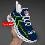 Nfl Seattle Seahawks Custom Name Max Soul Shoes Chunky Sneakers For Men Women