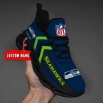 Nfl Seattle Seahawks Custom Name Max Soul Shoes Chunky Sneakers For Men Women