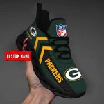 Nfl Green Bay Packers Custom Name Max Soul Shoes Chunky Sneakers For Men Women