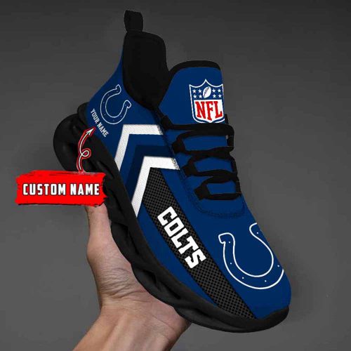 Nfl Denver Broncos Custom Name Max Soul Shoes Chunky Sneakers For Men Women