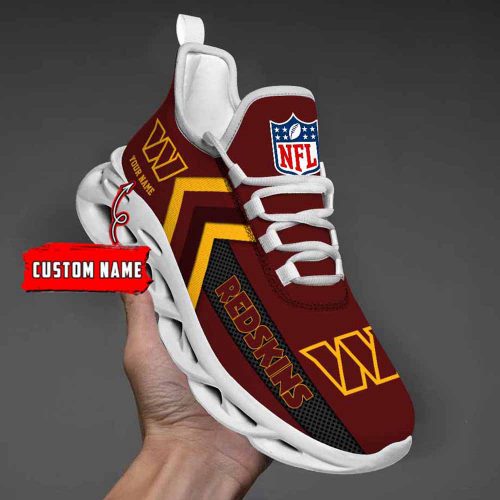 Nfl Washington Commanders Custom Name Max Soul Shoes Chunky Sneakers For Men Women