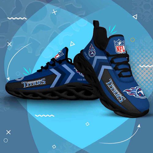 Nfl Houston Texans Custom Name Max Soul Shoes Chunky Sneakers For Men Women