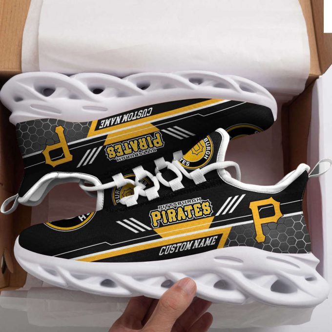 Pittsburgh Pirates Custom Personalized Max Soul Sneakers Running Sports Shoes For Men Women Football Fan Football Fan