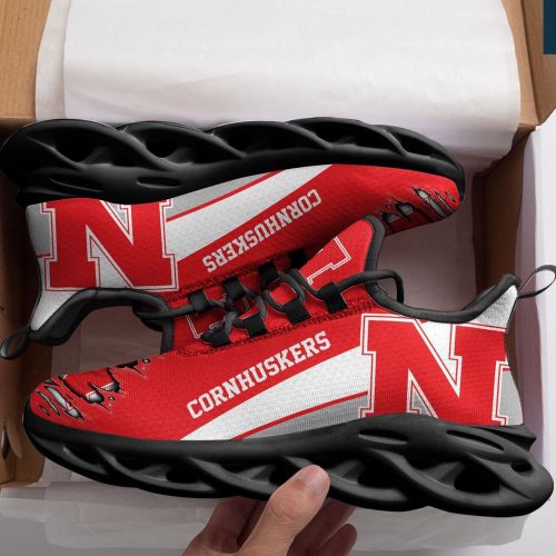 Nebraska Cornhuskers Max Soul Sneakers Running Sports Shoes For Men Women