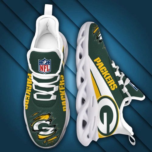 Green Bay Packers Max Soul Sneakers Running Sports Shoes For Men Women