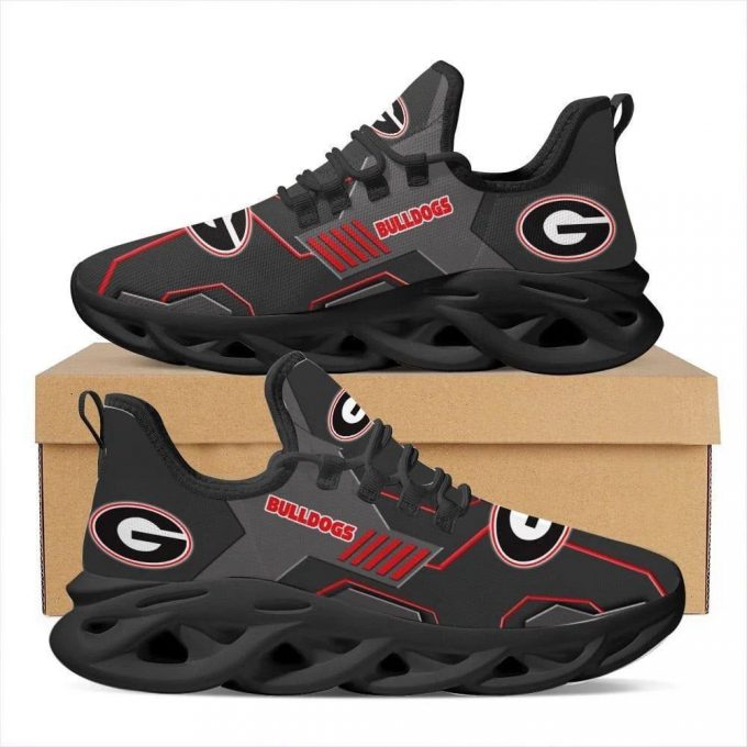 Georgia Bulldogs Max Soul Sneakers Running Sports Shoes For Men Women