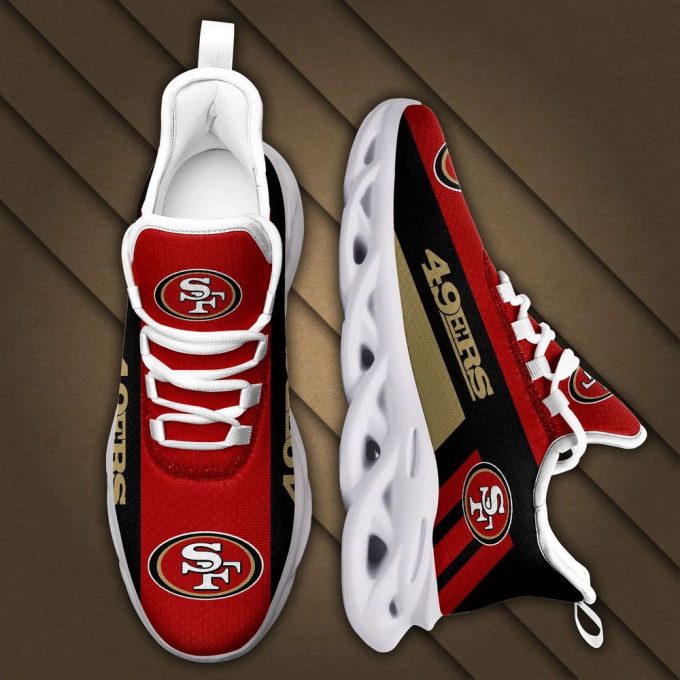 San Francisco 49Ers Max Soul Sneakers Running Sports Shoes For Men Women