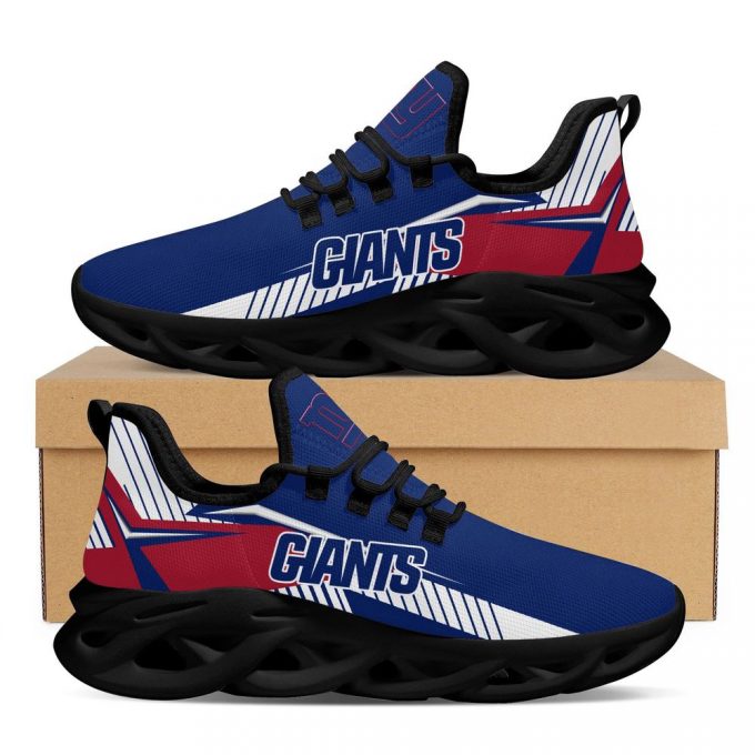 New York Giants Max Soul Shoes American Football Running Sports Sneakers Shoes For Men Women Full Size