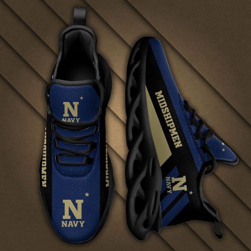 Navy Midshipmen Max Soul Sneakers Running Sports Shoes For Men Women