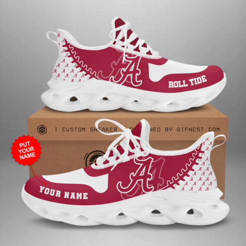 Alabama Crimson Tide Max Soul Sneakers, Sports Shoes, Shoes For Men And Women