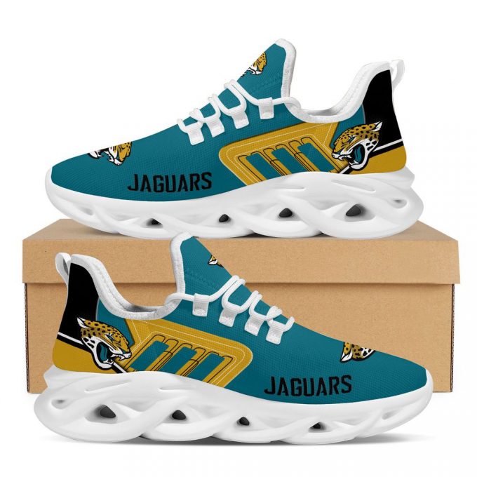 Jacksonville Jaguars Sporty Design Trending Max Soul Clunky Sneakers Shoes For Mens Womensamerican Football Fans