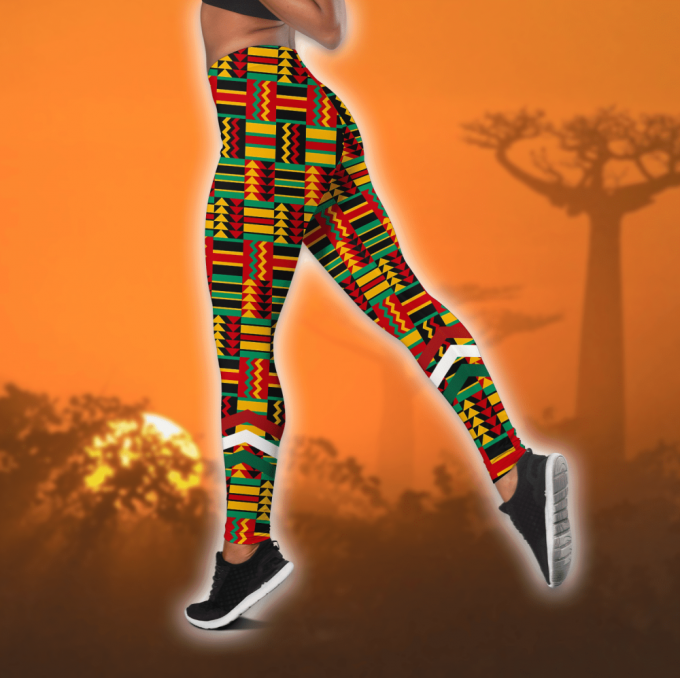 African Junteeth Day Combo Legging + Tank Top