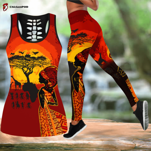 Fan Gifts Death Girl Love Skull tanktop & legging outfit for women ML