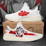 Akatsuki Itachi Shoes Naruto Anime Custom Shoes Yeezy Sneaker For Men Women Fans