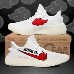 Akatsuki Jutsu It Shoes Naruto Custom Anime Yeezy Sneaker For Men Women Fans