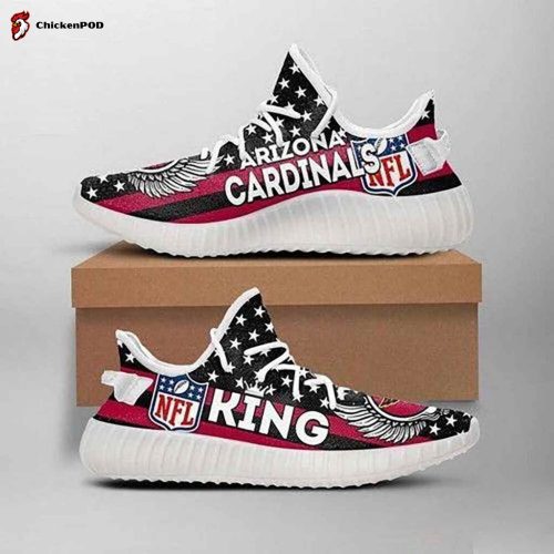 Arizona Cardinals King NFL Yeezy Sneaker For Men Women Fans