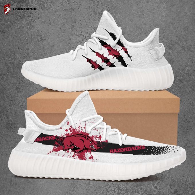 Arkansas Razorbacks Ncaa Yeezy Sneaker For Fans