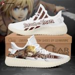 Armin Arlert Shoes Attack On Titan Custom Anime Yeezy Sneaker For Men Women Fans