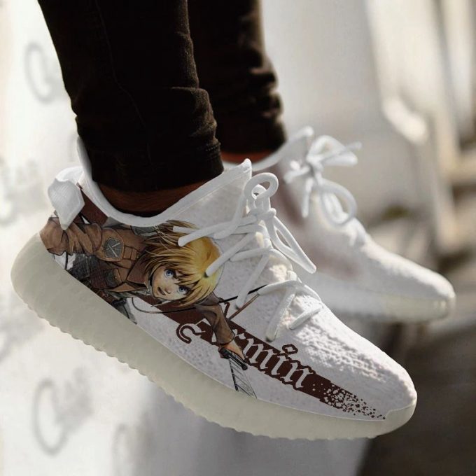 Armin Arlert Shoes Attack On Titan Custom Anime Yeezy Sneaker For Men Women Fans