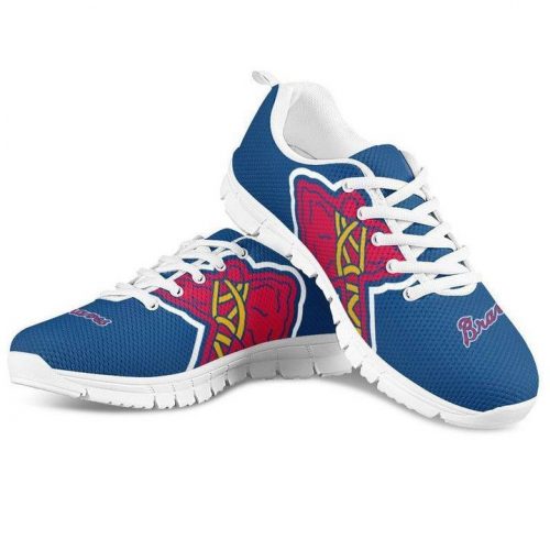 Atlanta Braves Unisex Running Shoes For Fans Fan Gifts