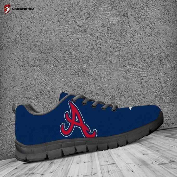 Atlanta Braves Unisex Running Shoes For Fans Fan Gifts