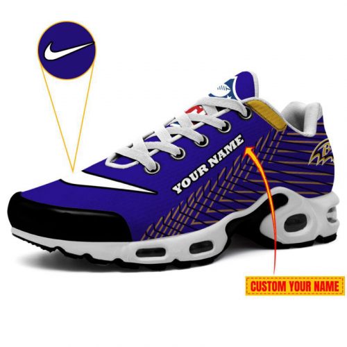 Baltimore Ravens Air Max Plus Sport Sneakers For Fan Gifts