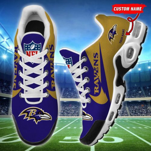 Baltimore Ravens NFL Air Max Plus Sport Sneakers For Fan Gifts