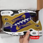 Baltimore Ravens NFL Air Max Plus Sport Sneakers For Fan Gifts