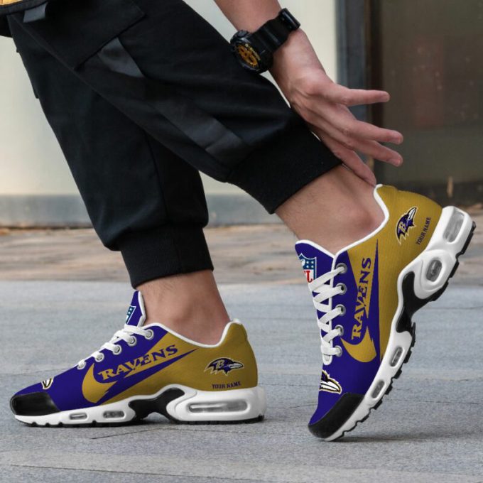 Baltimore Ravens Nfl Air Max Plus Sport Sneakers For Fan Gifts