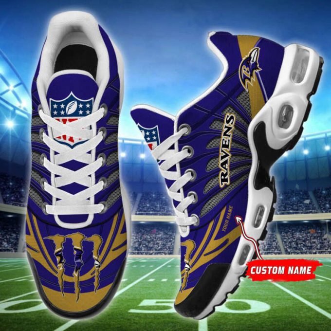 Baltimore Ravens Nfl Air Max Plus Sport Sneakers For Fan Gifts