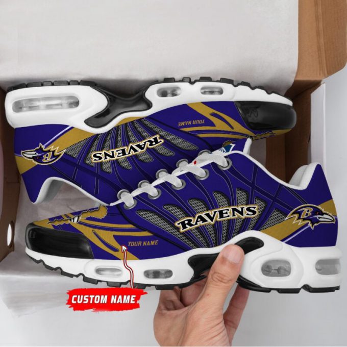 Baltimore Ravens Nfl Air Max Plus Sport Sneakers For Fan Gifts