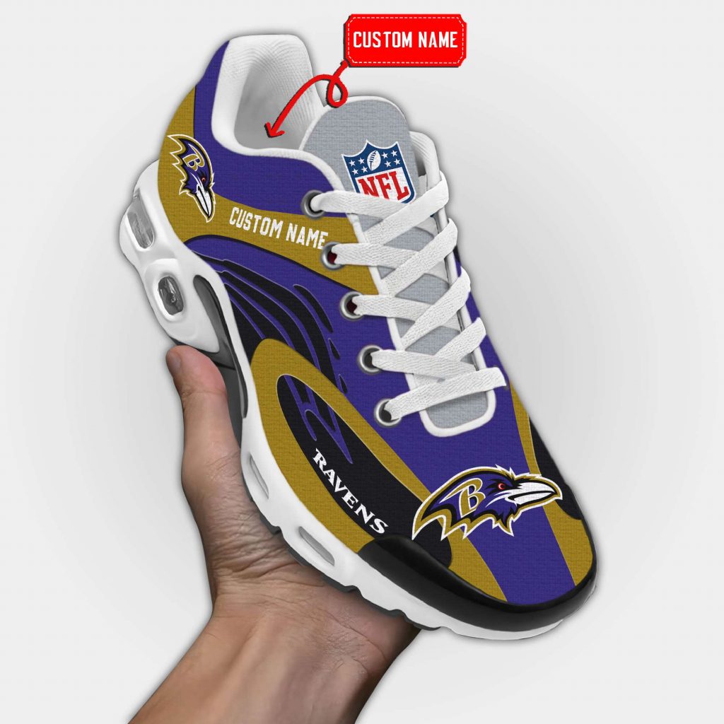 Baltimore Ravens Nfl Premium Air Max Plus Sport Sneakers For Fan Gifts