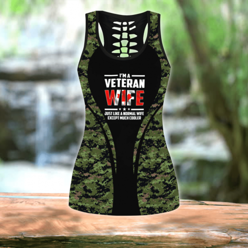 Canadian Veteran Wife Combo Legging Tank Top