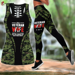 Canadian Veteran Wife Combo Legging Tank Top