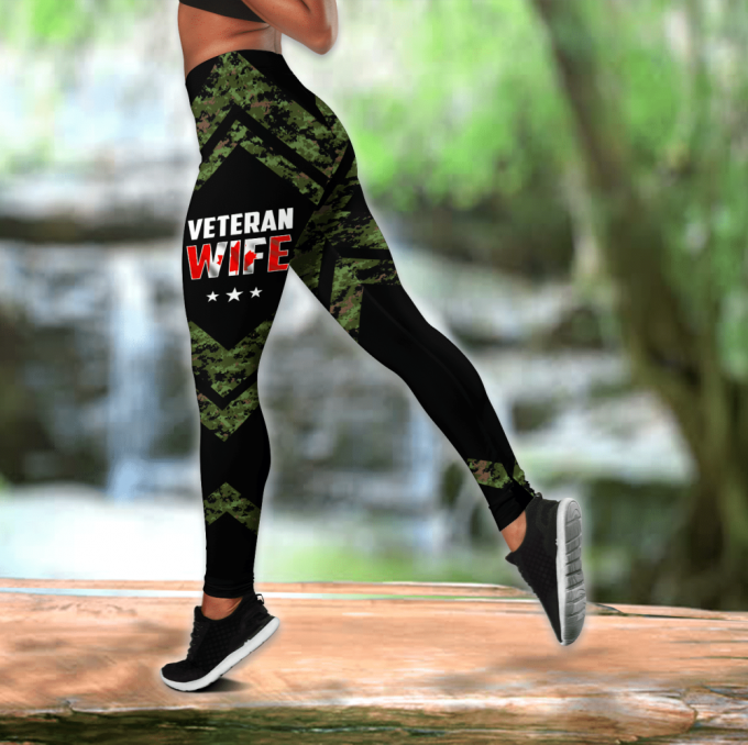 Canadian Veteran Wife Combo Legging Tank Top