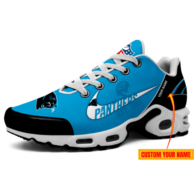 Carolina Panthers Nfl Premium Air Max Plus Sport Sneakers For Fan Gifts