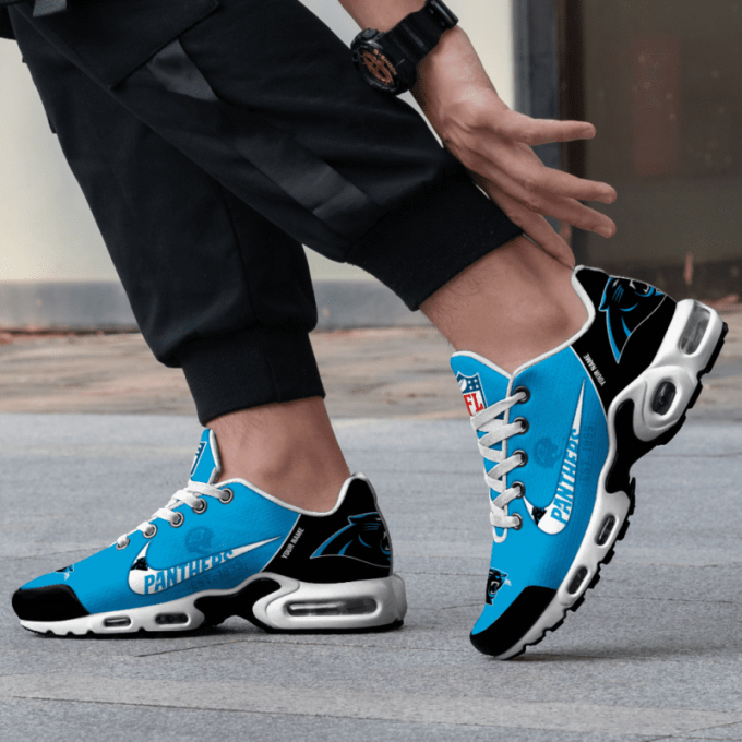 Carolina Panthers Nfl Premium Air Max Plus Sport Sneakers For Fan Gifts