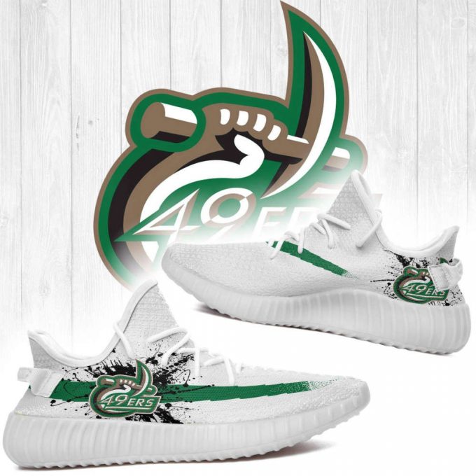 Charlotte 49Ers Ncaa Yeezy Sneaker For Fans