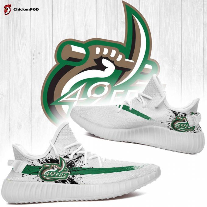 Charlotte 49Ers Ncaa Yeezy Sneaker For Fans