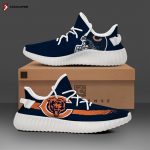 Chicago Bears Black NFL Yeezy Sneaker For Fans