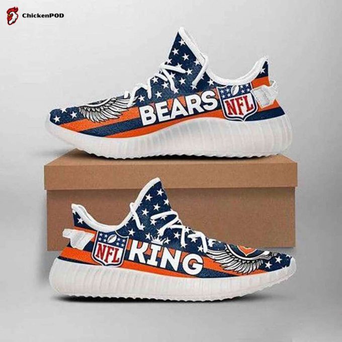 Chicago Bears Kings Nfl Yeezy Sneaker For Fans