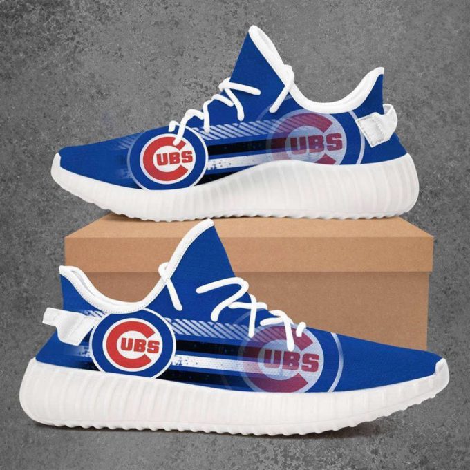 Chicago Cubs Mlb Yeezy Sneaker For Fans