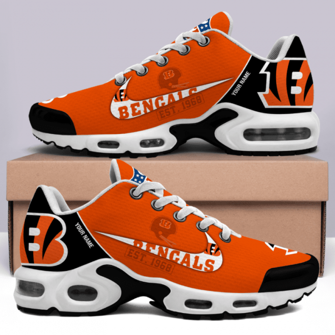 Cincinnati Bengals Nfl Premium Air Max Plus Sport Sneakers For Fan Gifts