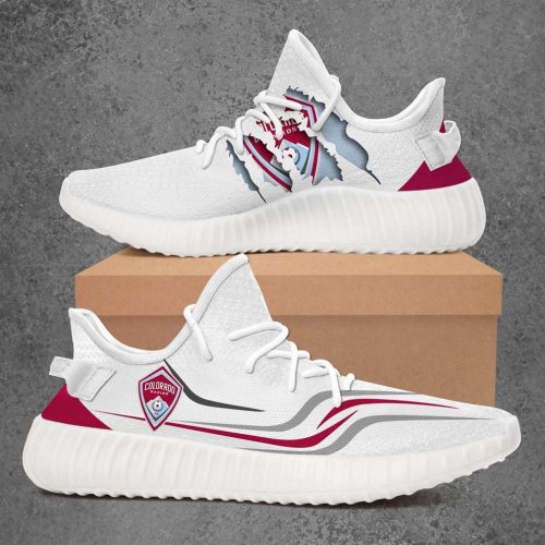 Colorado Rapids Mls Yeezy Sneaker For Men Women Fans